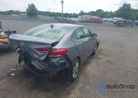 2018 Hyundai Elantra Limited from USA, damaged, VIN 5NPD84LF1JH354793